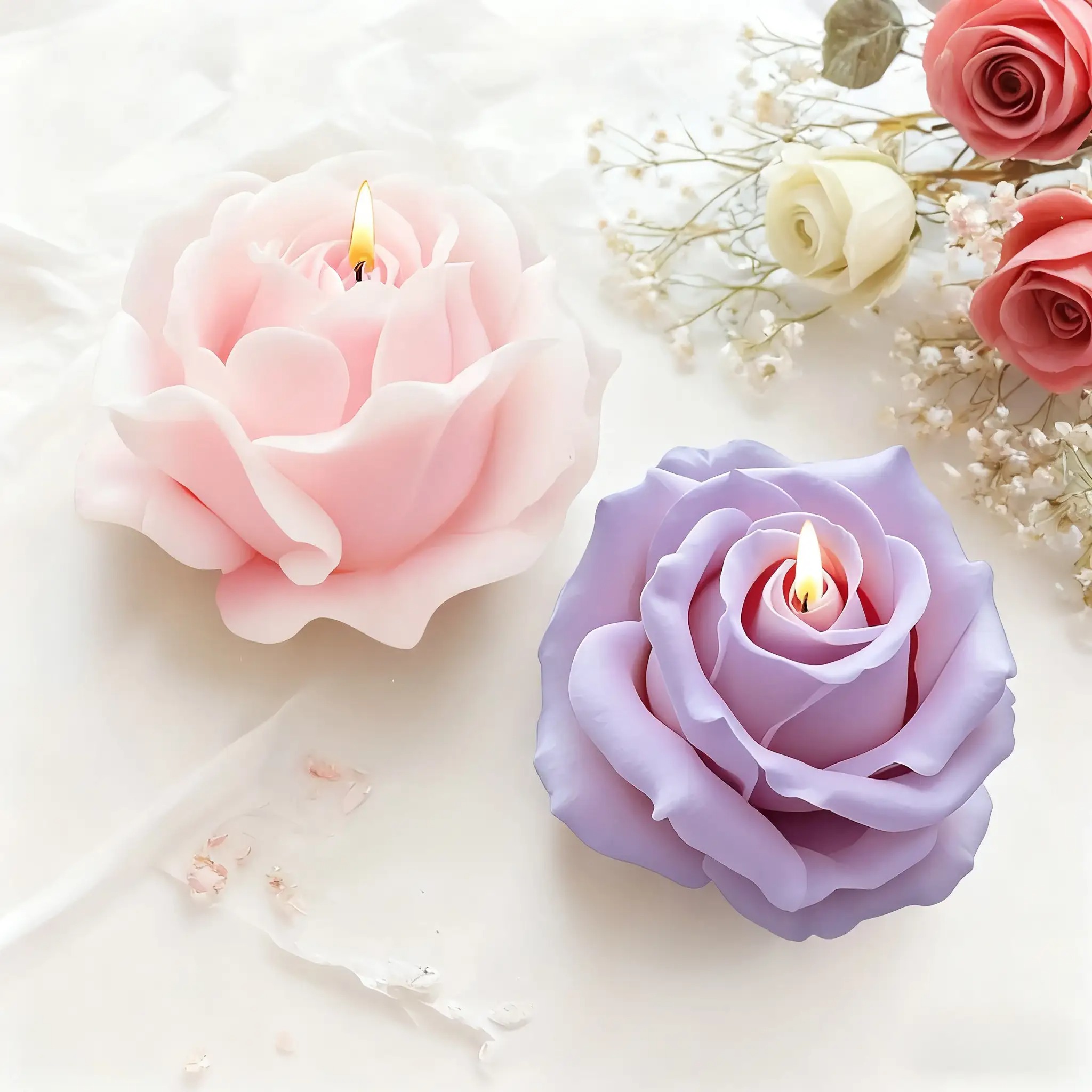 ชุดแม่พิมพ์เทียนซิลิโคนรูปดอกก - Soap Making Gifts บทวิจารณ์และราคา