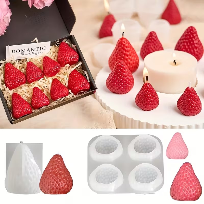 แม่พิมพ์เทียนซิลิโคนรูปสตรอว์เ - Soap Making Ins บทวิจารณ์และราคา