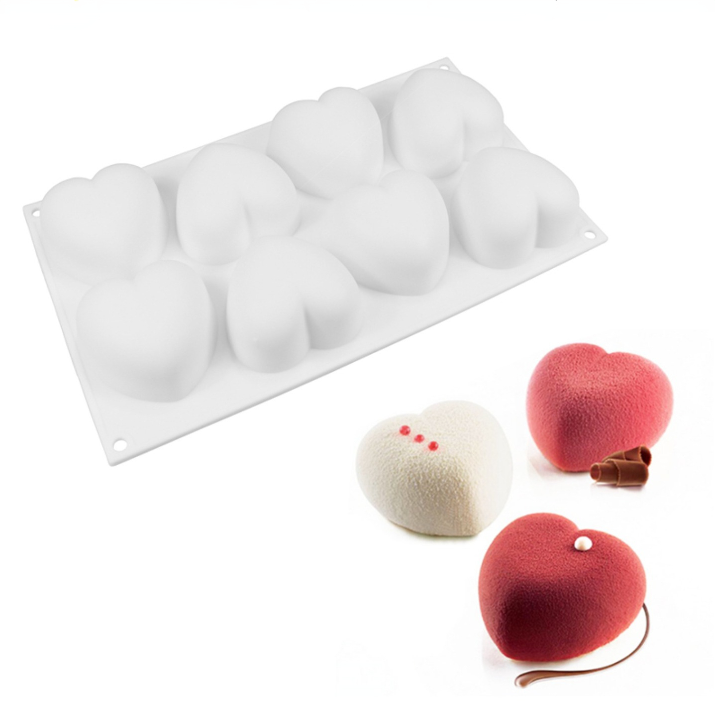 Love Heart ซิลิโคนสบู่แม่พิมพ์ - Soap Making Kit For Beginners บทวิจารณ์และราคา