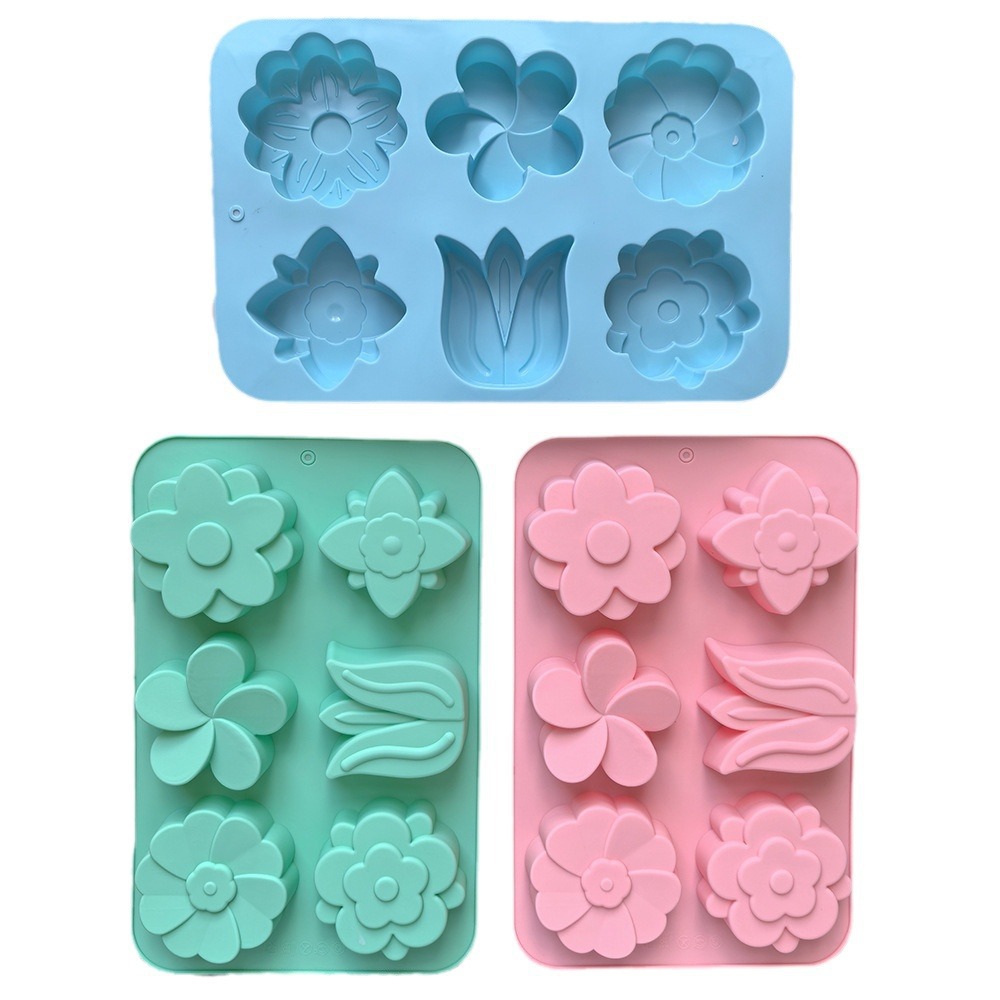 แม่พิมพ์ซิลิโคนรูปดอกไม้ แม่พิ - Soap Making Kit For Beginners บทวิจารณ์และราคา