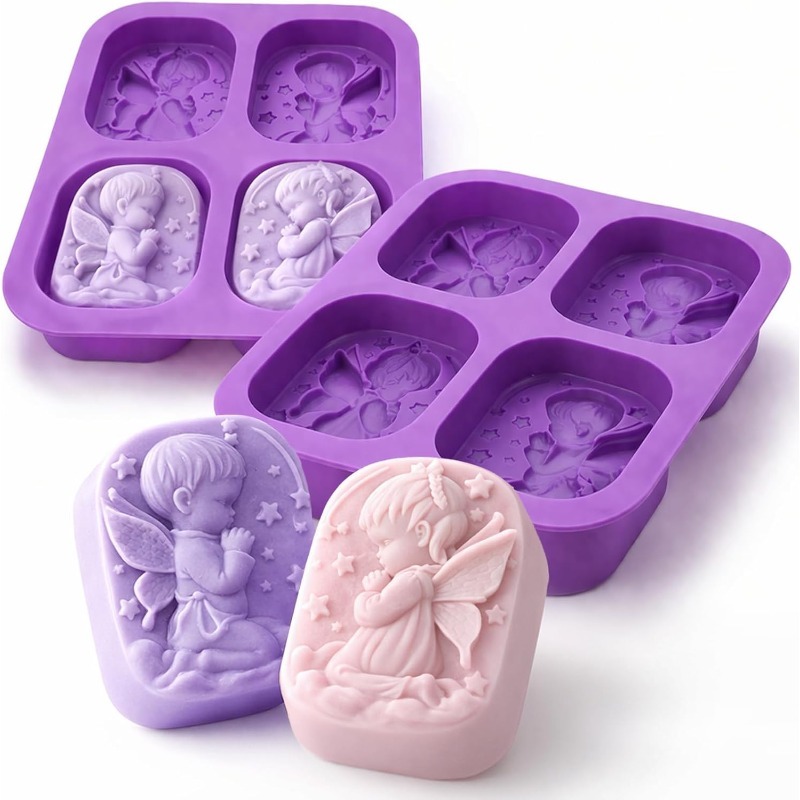 แม่พิมพ์ซิลิโคนรูปนางฟ้า สำหรั - Soap Making Kit For Beginners บทวิจารณ์และราคา