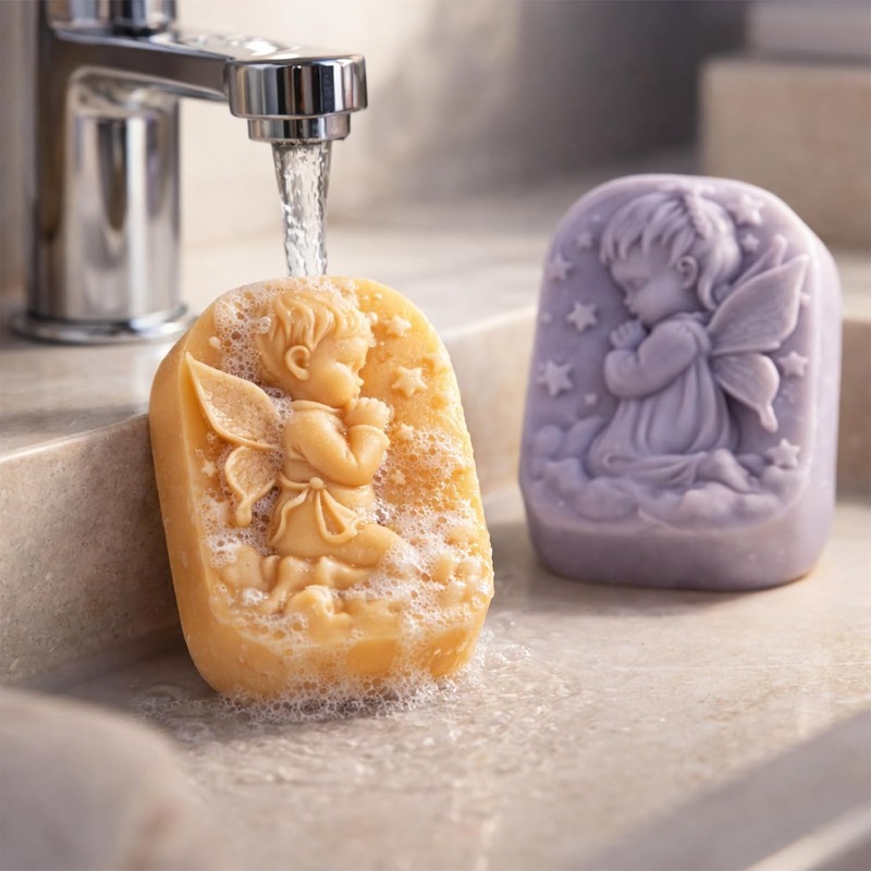 แม่พิมพ์ซิลิโคนรูปนางฟ้า สำหรั - Soap Making Kit For Beginners บทวิจารณ์และราคา